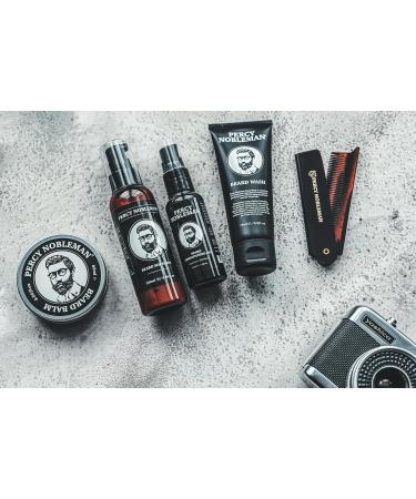Percy Nobleman Complete Beard Care Kit: Softener, Oil, Balm, Wash & Comb - Buy Online on GoSupps.com