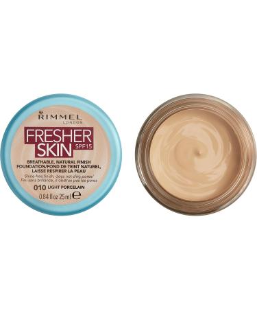  Rimmel Rimmel Fresher Skin Foundation Light Porcelain 010 - Buy Online on GoSupps.com