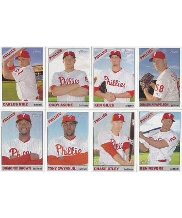 Philadelphia Phillies 2015 Topps Heritage MLB Baseball Series Complete Mint 14 Card Set with Chase Utley, Ryne Sandberg, Ryan Howard - Buy Online on GoSupps.com