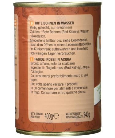 Buy Organic Biogust Kidney Beans - 12 x 400g | Premium International Shipping - Buy Online on GoSupps.com