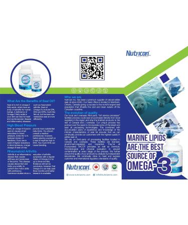 Natur Arctic Omega Harp Seal Oil Omega 3 Capsules Canadian Omega 3 Fatty Acids Supplements 500mg 120 Softgels 500 mg 300 Softgels(2) - Buy Online on GoSupps.com