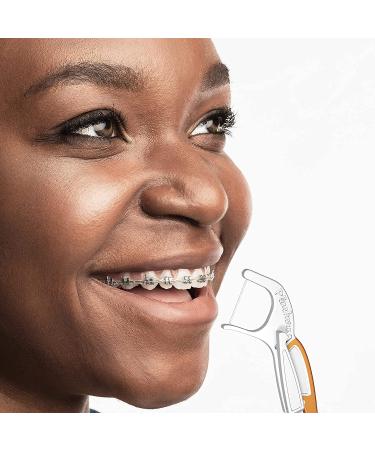 Plackers Orthopick Dental Floss Picks for Braces - 36 Count (Pack of 4) | Orthodontic Flossing Solution - Buy Online on GoSupps.com