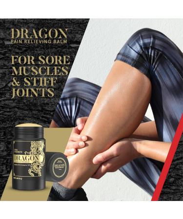 Dragon Pain Relief Balm 3.4oz | Extra Strength Muscle & Joint Relief for Back Elbows Feet & More | Fast International Shipping - Buy Online on GoSupps.com