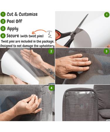 Cat Scratch Furniture Protector 10 Pack - Couch Guards for Cats - Cat Scratching Deterrent - Furniture Protectors from Cats - XL & L Size Combo - Buy Online on GoSupps.com