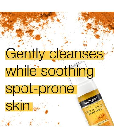 Neutrogena Clear & Soothe 3-Step Skincare Bundle Set | With Tumeric | For Spot-Prone Skin | Cleanser Moisturiser Mist 3 Piece Set 3-Step Regime Bundle - Buy Online on GoSupps.com