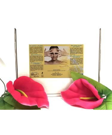 Ro.ial depilatory wax/warm wax in aluminum bowl for hair removal - 1 kg - yellow - application without fleece strips