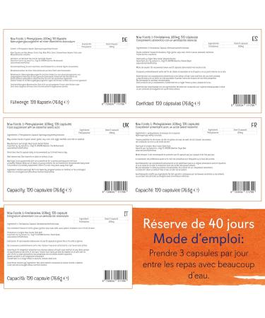 Now Foods L-Phenylalanine 500 mg 120 Vegetable Capsules Laboratory Tested High Dose Amino Acid Gluten Free Soy Free Vegetarian - Buy Online on GoSupps.com