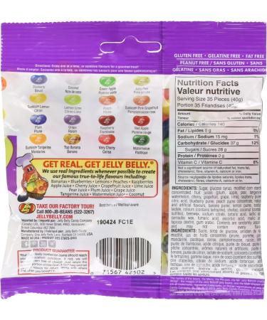 Jelly Belly Fruit Bowl Jelly Beans Assorted Fruit Flavours 100-g - Buy Online on GoSupps.com
