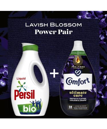 Comfort Lavish Blossom Fabric Conditioner 870ml - 58 Washes | 100% Recycled Plastic | Ultra-Concentrated Formula for Clothes Protection - Buy Online on GoSupps.com