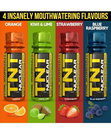 NXT Nutrition TNT Nuclear Shots 12 x 60ml - Kiwi & Lime Pre Workout Drink - Buy Online on GoSupps.com