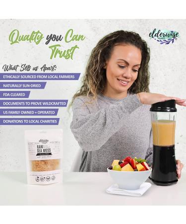 Wildcrafted Sea Moss Gel - Raw, Non-GMO, Sundried, Mineral Rich - Makes 20oz - Golden - Buy Online on GoSupps.com