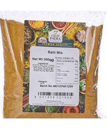 Old India Balti Mix 500g - Authentic Spice Blend for Balti Dishes - Buy Online on GoSupps.com
