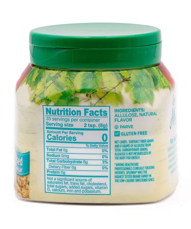 SPLENDA ALLULOSE Plant-Based Zero Calorie Sweetener 9.8 Ounce Jar for Baking & Beverages - Buy Online on GoSupps.com
