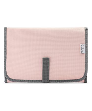 Baby Changing Mat Newborn Essentials Portable Travel Pad Station Baby Changing Unit Nappy Baby Wipes Creams Toilet Roll Pillow Bag Gifts for Mum and Dad by Comfy Cubs (Pink Blush Compact) Compact Pink Blush