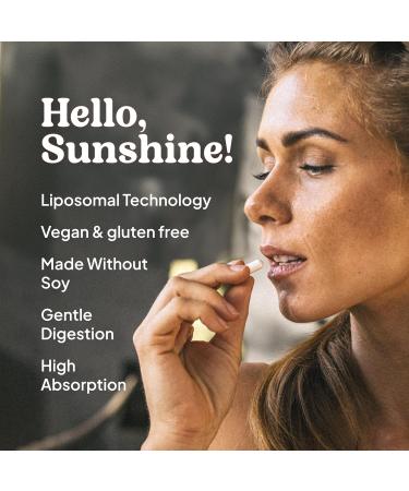 KAL Liposomal Vitamin D3 50 mcg High Absorption Vitamin D Liposomal Technology High Potency Immune Support Vegan Capsules Gluten Free No Soy 30 Servings - Buy Online on GoSupps.com