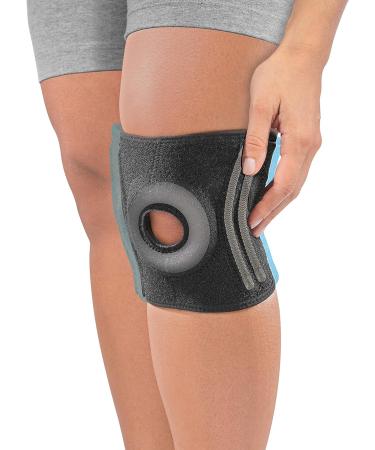 Mueller Adjustable Premium Knee Stabilizer with Padded Support - Unisex - Black - One Size - Buy Online on GoSupps.com