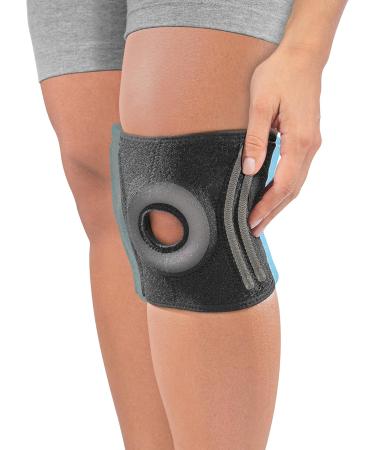 MUELLER Sports Medicine Adjustable Premium Knee Stabilizer - Padded Support for Men & Women Black S/M - International Shipping Available - Buy Online on GoSupps.com