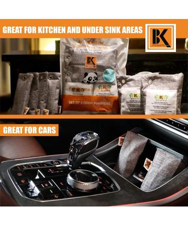 Naturally Activated Bamboo Charcoal Bags - SET OF 6 - Buy Online on GoSupps.com