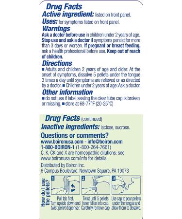 Boiron Arnica Montana 6C Pellets 80-Count Tubes, Pack of 5 - Homeopathic Medicine - Buy Online on GoSupps.com