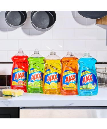 Ajax Ultra Liquid Dish Soap - Lime Scent + Vinegar 52 Fl Oz | International Shipping Available - Buy Online on GoSupps.com