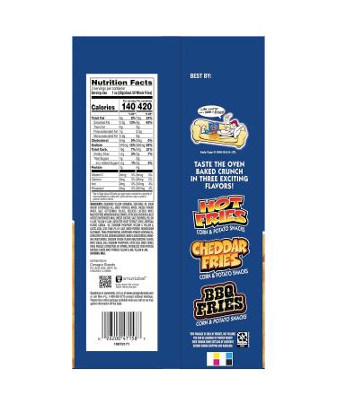 Buy Andy Capp's Cheddar Flavored Fries - 3 oz, 12 Pack | Cheddar Fries for Snacking - Buy Online on GoSupps.com