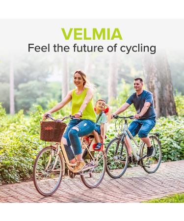 VELMIA Bike Seat: Comfy Memory Foam Saddle for Men & Women | Waterproof, Smart Zone-Concept | Ideal for Exercise, BMX, MTB & Road Touring - Buy Online on GoSupps.com