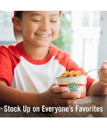 Chef Boyardee Mini Spaghetti Rings & Meatballs 7.5 Oz. Microwavable Bowls - Pack of 12 - Buy Online on GoSupps.com