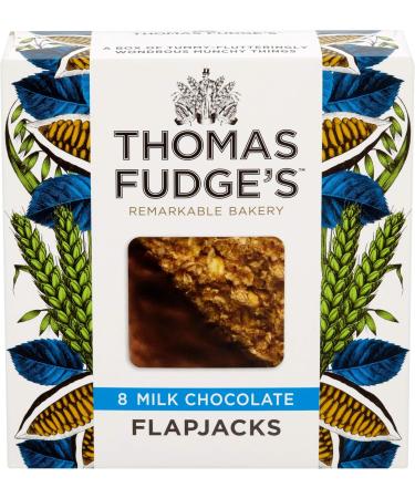 Thomas Fudge's Milk Chocolate Flapjacks 288g - Buy Online on GoSupps.com