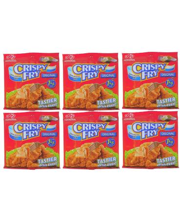 Ajinomoto Crispy Fry Breading Mix Original Flavor 62 grams (Pack of 6) in Intfeast Packaging