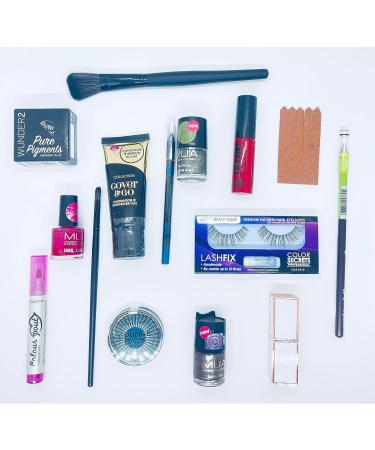 15 item makeup bundle - cosmetics set starter kit - great for gifts Christmas presents stocking/beauty advent calendar fillers - favours - party bags and pampering uk - Buy Online on GoSupps.com