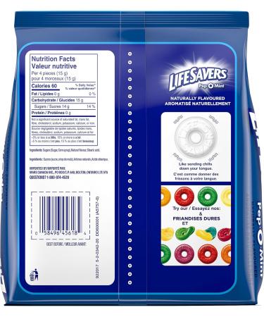 Life Savers Wint-O-Green Mints 1.16 Kg & LIFE SAVERS Pep O Mint Individually Wrapped Candy Mints Sharing Bag 411g Mints + Mints Pep-O-Mint 1.16 kg (Pack of 1) - Buy Online on GoSupps.com