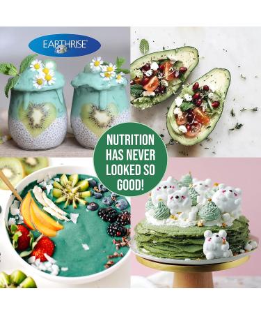 Earthrise Spirulina Natural Powder 16oz Natural Premium Spirulina from California- Vegan Gluten Free Keto Friendly Non -GMO Super Food high in Vitamins & Minerals. (1 LB) - Buy Online on GoSupps.com