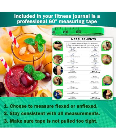 Portage Fitness Workout Journal 2023 | Exercise & Weight Training Log | Bodybuilding Tracker with Measuring Tape | 6x9 70 Sheets - Buy Online on GoSupps.com