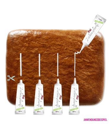 2x Pantiki Sugar Script Tube 24g - White | Easy Cake & Cookie Decoration | Opaque Icing for Baking | Reclosable Pack - Buy Online on GoSupps.com