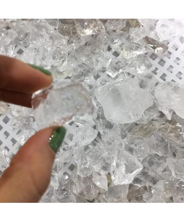 Natural Crystal Rough DOFRYG Specimen ed Natural White Quartz Crystal Stone Rock Chips SpecimenCollection Natural Crystal Fish Tank Stone As a Gift Crystal (Size : 200g) - Buy Online on GoSupps.com