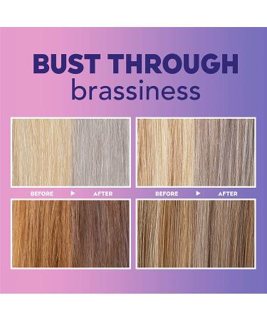 OGX Blonde Enhanced Purple Toning Shampoo 13oz - Brighten & Tone Your Blonde Hair - Buy Online on GoSupps.com