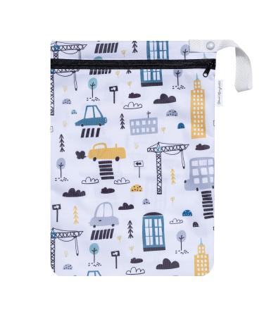 Windelmanufaktur Wetbag - Breathable & Water-Repellent Wet Bag (Large Construction Site Love) | Made in Germany - Shop Internationally - Buy Online on GoSupps.com