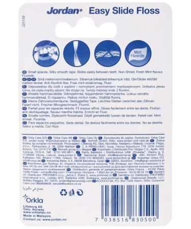 Jordan Dental Tape Easy Slide 25m - Premium Oral Care for Healthy Teeth | International Shipping Available - Buy Online on GoSupps.com