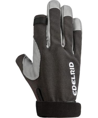 EDELRID Unisex Work Glove Open II M Titanium | Durable & Comfortable Work Gloves for Professionals - International Shipping Available - Buy Online on GoSupps.com
