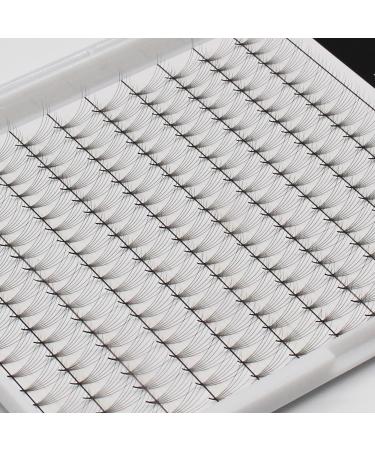 6D 220pcs D Curl Premade Russian Volume Fans Eyelashes Long Stem Lash Pre made Eyelash Extensions Supplies 10-16mm to Choose (17mm)