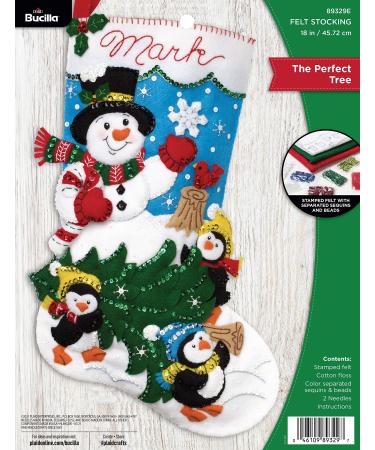 Bucilla Felt Stocking KIT TR  The Perfect Tree - Buy Online on GoSupps.com