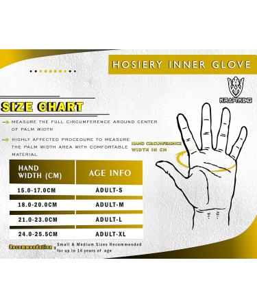 Power King Professional Gel Inner Gloves - Boxing Bandages with Wrist Belt for Muay Thai & MMA Training | Fingerless Grappling Gloves - XS Black - Buy Online on GoSupps.com