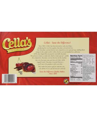 Cella's Milk Chocolate Covered Cherries 11oz - 22 Count Pack | Indulgent Chocolate Cherry Treat - Buy Online on GoSupps.com