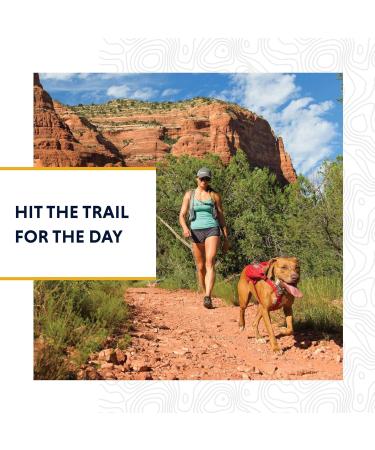 Buy Luffwear Drinking Bag for Dogs - Adjustable Blue Dusk - Includes 2 x 600ml Bottles for Medium Breeds - Buy Online on GoSupps.com