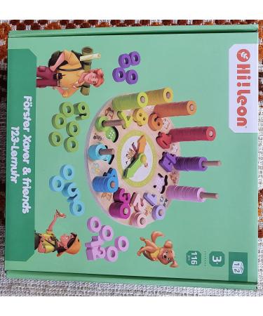 F rster Xaver 2-in-1 Learning Watch | Montessori & Waldorf Toys for 3+ | Educational Wooden Sorting Games - Buy Online on GoSupps.com