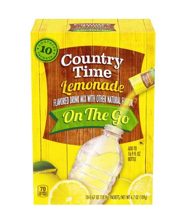 Country Time Sugar Sweetened Lemonade On-The-Go Powdered Drink Mix 60 Count