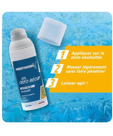Gel Cryo Recup - Relaxant - Action par le froid- Fabriqu en France - 50 ml - Buy Online on GoSupps.com