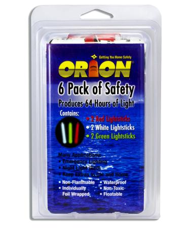Orion Safety Products 506 Light Stick - Pack of 6, White, Small