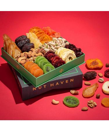 Dried Fruit & Nuts Gift Basket | Gourmet Food Gift for Birthday, Christmas, Thanksgiving, Father's Day, Mother's Day | Perfect for Men, Women, Family & Adults - Buy Online on GoSupps.com