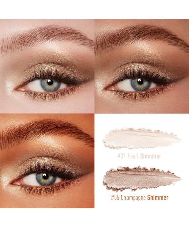 FV 2 x Long Lasting Eyeshadow Pencil Cream Waterproof & High Pigmentation Champagne & Pearl Shimmer - Buy Online on GoSupps.com
